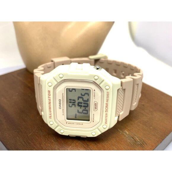 Casio Women\'s Watch W218H Illuminator Quartz Digital Light Pink Resin Sport 3224 main image 10